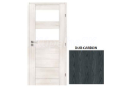 VOSTER set VICAR 30 rámové dvere presklené, V-Platinium Dub Carbon +Zárubňa