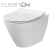 Cersanit CITY OVAL WC misa závesná CleanOn 36x50,5cm so sedátkom SoftCloss Duropl K701-104