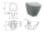 Cersanit CITY OVAL WC misa závesná CleanOn 36x50,5cm so sedátkom SoftCloss Duropl K701-104