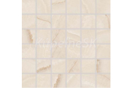 Rako ONYX dlažba-mozaika set 30x30cm 5x5cm, Tmavo béžová lesklá, Rektif. WDM06835, 1.tr.