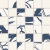 Rako LINT mozaika set 30x30cm 5x5cm, Modrá, Rektif. WDM06676, 1.tr.