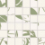 Rako LINT mozaika set 30x30cm 5x5cm, Zelená, Rektif. WDM06678, 1.tr.