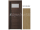 PORTA Doors SET Rámové dvere VERTE PREMIUM A.1 skloMat, 3Dfólia Dub Prírodný+zárubeň