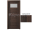 PORTA Doors SET Rámové dvere VERTE PREMIUM A.1 skloMat, 3Dfólia Dub Šarlátový+zárubeň