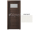 PORTA Doors SET Rámové dvere VERTE PREMIUM A.1 skloMat, 3Dfólia Wenge White+zárubeň