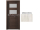 PORTA Doors SET Rámové dvere VERTE PREMIUM A.2 skloMat, 3Dfólia Nórska Borovica+zárubeň
