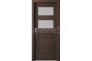 PORTA Doors SET Rámové dvere VERTE PREMIUM A.2 skloMat,3Dfólia Dub Havana+zárubeň