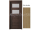 PORTA Doors SET Rámové dvere VERTE PREMIUM A.2 skloMat, 3Dfólia Dub Prírodný+zárubeň