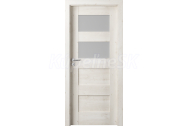 PORTA Doors SET Rámové dvere VERTE PREMIUM A.2 skloMat, 3Dfólia Dub Škandinávsky+zárubeň