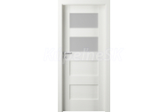 PORTA Doors SET Rámové dvere VERTE PREMIUM A.2 skloMat, 3Dfólia Wenge White+zárubeň