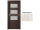 PORTA Doors SET Rámové dvere VERTE PREMIUM A.3 skloMat, 3Dfólia Nórska Borovica+zárubeň