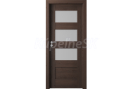 PORTA Doors SET Rámové dvere VERTE PREMIUM A.3 skloMat,3Dfólia Dub Havana+zárubeň