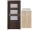 PORTA Doors SET Rámové dvere VERTE PREMIUM A.3 skloMat, 3Dfólia Dub Klasický+zárubeň