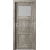 PORTA Doors SET Rámové dvere VERTE PREMIUM B.1 skloMat, 3Dfólia Dub Sibírsky+zárubeň