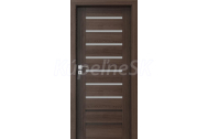 PORTA Doors SET Rámové dvere KONCEPT A7, sklo Matné, 3D fólia Dub Havana + zárubňa