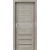 PORTA Doors SET Rámové dvere KONCEPT A6, sklo Matné, 3D fólia Agát Strieborný + zárubňa