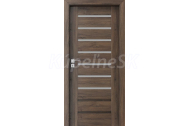 PORTA Doors SET Rámové dvere KONCEPT A7, sklo Matné, 3D fólia Dub Šarlátový + zárubňa