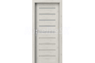 PORTA Doors SET Rámové dvere KONCEPT A5, sklo Matné, 3D fólia Borovica Nórska + zárubňa