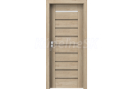 PORTA Doors SET Rámové dvere KONCEPT A1, sklo Matné, 3D fólia Dub Klasický + zárubňa