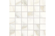 Rako CAVA dlažba-mozaika set 30x30cm 5x5cm, Biela lesklá, Rektif. DDL06830, 1.tr.