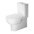 Duravit SET 3v1 WC-kombi DURA STYLE Basic s Rimless + nádržka + sedátko so SoftClose