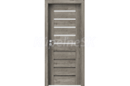 PORTA Doors SET Rámové dvere KONCEPT A5, sklo Matné, 3D fólia Dub Sibírsky + zárubňa