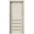 PORTA Doors SET Rámové dvere KONCEPT A5, sklo Matné, 3D fólia Dub Škandinávsky + zárubňa