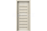 PORTA Doors SET Rámové dvere KONCEPT A1, sklo Matné, 3D fólia Dub Škandinávsky + zárubňa