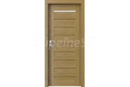 PORTA Doors SET Rámové dvere KONCEPT A1, sklo Matné, 3D fólia Dub Prírodný + zárubňa