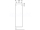 Geberit Smyle Square vysoká skrinka, 1180x360x299mm, 1 dvierka, závesná, lávovo matná