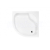 Hopa DIPER I Štvrťkruhová sprchová vanička akrylátová, 90x90x24cm, R550 Biela