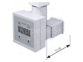 Doplatok-KTX3 termostatický regulátor s vykurovacou tyčou Biela, svorkovnica s Krytkou