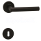 COBRA VISION-R ECONOMY III BB Čierna Kľučka dverová rozetou, kovová, tvrdené PVC vnútro