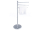 Hopa RING Kúpeľňový vešiak, volne stojaci - nemý sluha, 34x29x86,5cm, pochrómovaná oceľ