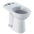 Geberit Selnova Comfort WC-kombi misa, Zadný vodorov odpad 670x360mm, Zvýšené, Biele, oblé