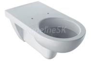 Geberit Selnova Comfort Závesné WC 700x355mm pre imobilných Biele, oblé
