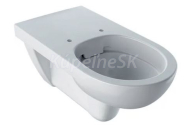 Geberit Selnova Comfort Závesné WC Rimfree pre imobilných, 700x355mm,Biele, oblé