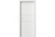 PORTA Doors SET rámové dvere VECTOR PREMIUM C Plné, Lak premium-Biela + zárubeň fólia