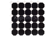 Intermatex TECH mozaika Octogon Black Matt 29,5x29,5