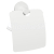 Sapho X-ROUND WHITE držiak toaletného papiera s krytom, biela