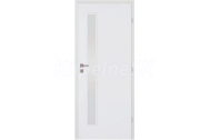 CENTURION Interiérové dvere VESTO, presklené hladké, fólia Premium,dekor Bianco
