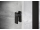 Ravak NEXTY NDOP1-80, 1-dielne sprchové dvere do niky Black,Transparent + vešiak
