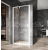 Ravak NEXTY NDOP2-100, 2-dielne sprchové dvere do niky White/White,Transparent + vešiak