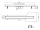 Cersanit TAKO 70, Lineárny odtokový žľab s obojstranným roštom 70cm, Čierna, S907-018