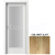 PORTA Doors SET Rámové dvere Laminát CPL, vzor 1.4, Dub Craft Zlatý, sk. činčila + zárubeň