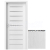 PORTA Doors SET Rámové dvere KONCEPT A5, sklo Matné, 3D fólia Borovica Andersen + zárubňa
