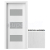 PORTA Doors SET Rámové dvere KONCEPT K3, sklo Matné, 3D fólia Borovica Andersen + zárubňa