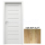 PORTA Doors SET Rámové dvere KONCEPT A0, plné, 3D fólia Dub Craft Zlatý + zárubňa