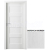 PORTA Doors SET Rámové dvere VERTE PREMIUM A.0 Plné, 3Dfólia Borovica Andersen + zárubeň