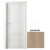PORTA Doors SET Rámové dvere VERTE PREMIUM C.0 Plné, 3D fólia Dub Matný + zárubeň